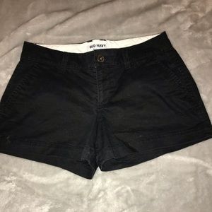 Black old navy shorts